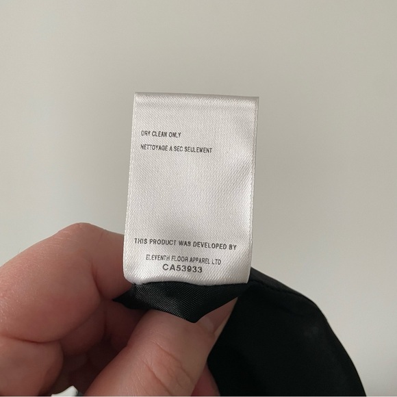 Lundström Silk One Shoulder Black Cocktail Dress - Picture 6 of 6